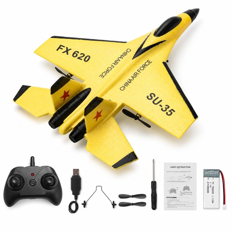 SU35 RC Foam Airplane for Outdoor Flying – 2.4GHz Remote