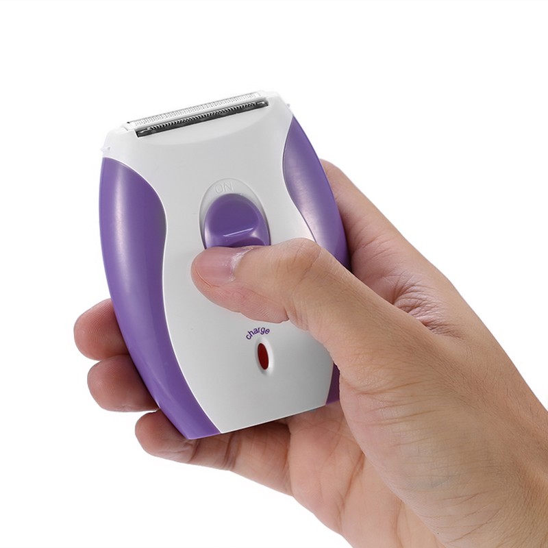 KEMEI Women Rechargeable Hair Removal Lady Electric Body Epilator Leg