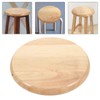 Veemoon Round Wooden Stool Seat, Bar Chair Seat Board Replacement