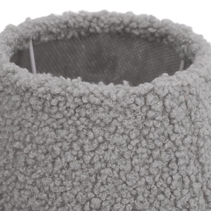Plush Cloth Lamp Shade Replacement Decorative Soft Comfortable Cone Round