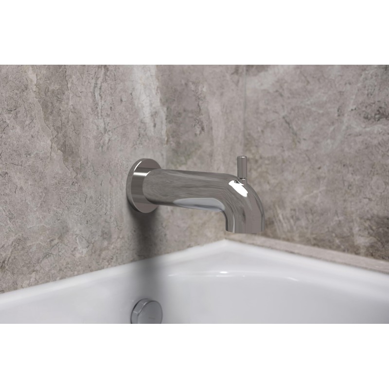 Olympia Faucets OP-640063 Extended 7" Combo Diverter Tub Spout in