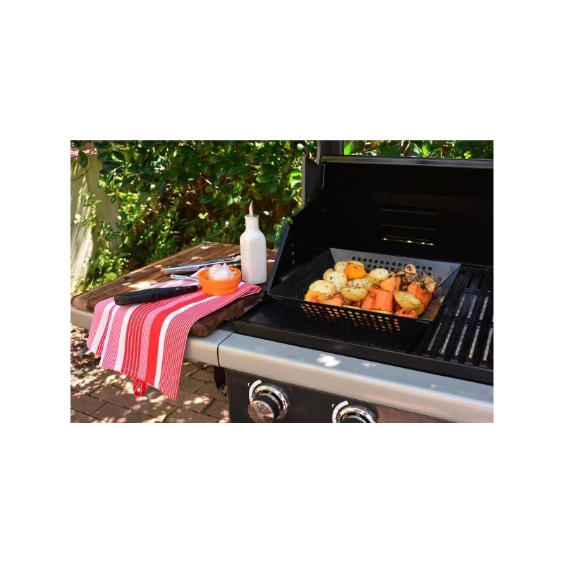 BBQ Buddy Tongs for Cooking - 2 Pieces Metal Tongs