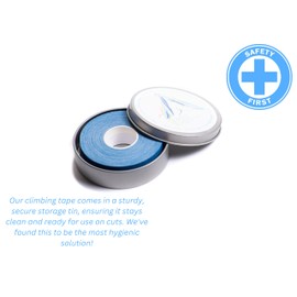 Madu Climb - Rock Climbing Finger Tape 100% Cotton Hypoallergenic X2 Sports Rolls (Black)