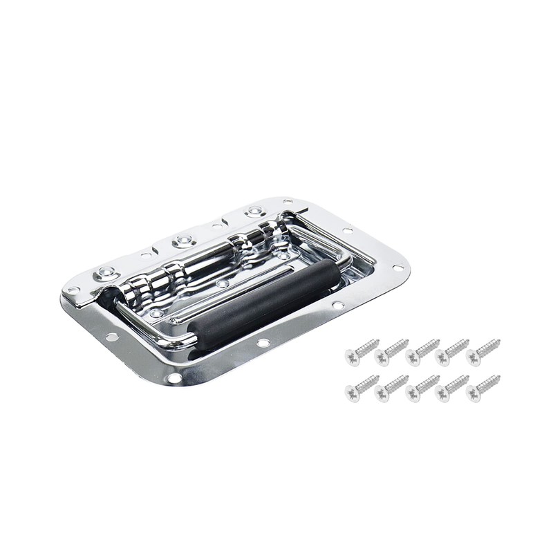 Tsnamay 6.34Inch Silver Spring Loaded Handle Heavy Duty Handle for