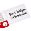 Rayher 31584606 Wax Lettering: Zur 1st Heiligen Kommunion, Silver, SB-Btl