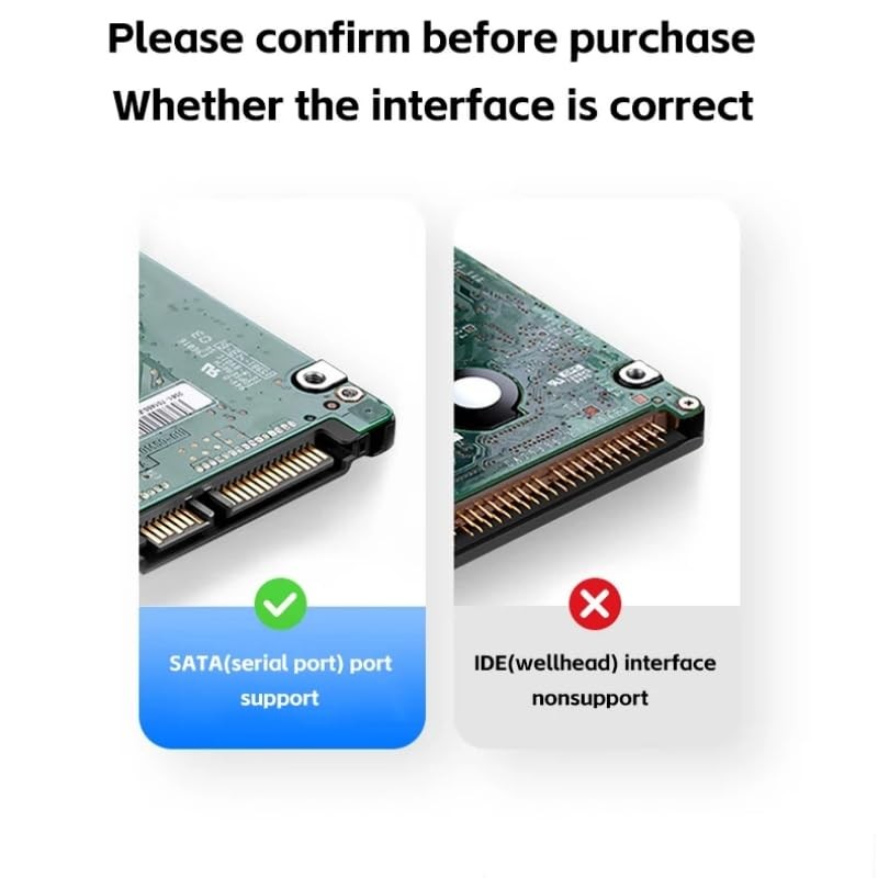 2.5 Inch External Hard Drive Enclosure USB C 3.0 Hard