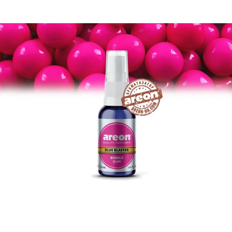 AREON Car Air Fresheners Spray Bubble Gum, Pack of 2