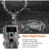 BlazeVideo Wildlife Camera, 24MP 1296P Trail Cameras with 120°Wide Angle