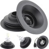 TOMALL PVC Rubber Seal Dustproof Cover for Headlight Conversion Kit