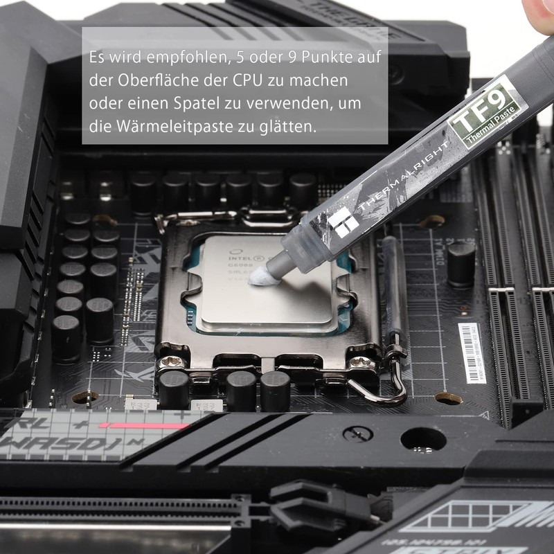 Thermalright TF9 2.9g Thermal Paste Heat Sink Compound 14W/m.k-2.9 Grams,High
