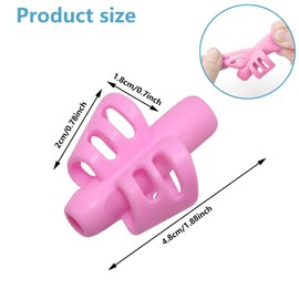ZFLYXIAOHUA 4 Pieces Kids Writing Aid Pencil Grips Pencil Grip for Kids Writing Posture Correction Tool (Blue+Pink+Green+Orange)