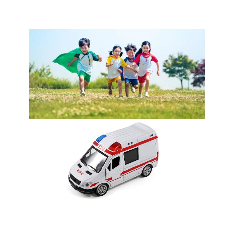 Ambulance Toy Car High Simulation Emergency Vehicle Toy with Light