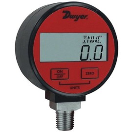 Dwyer Digital Pressure Gage, DPGA-06, 1% Accuracy, Air & Compatible Gases, 0-30 psi