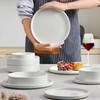 Herogo 8 Piece Dinnerware Sets with Pasta Bowls for 2,