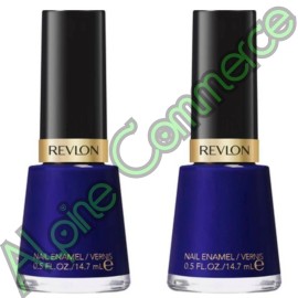 Revlon *2-Bottles* Revlon Nail Enamel Polish 490 Urban Blue 0.5 Oz