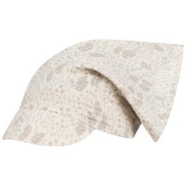 Headscarf Hat Peaked Cap Girls Summer Cotton Muslin, Beige Branches