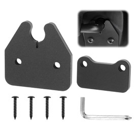 Dedoda Sun Visor Repair Kit Fits for Dodge RAM 1500 Trucks 2019-2023, 1 Set Aluminum Black Sun Visor Repair kit, Car Sun Visor Fixer Clip Repair kit, Visor Clips for Cars, Dodge Ram 1500 Accessories