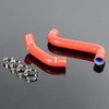 G-PLUS Silicone Radiator Coolant Hose Kit Clamps Compatible with 2002-2007