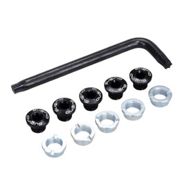 Sugino 701 Aluminum SINGLE Screw Set, Black