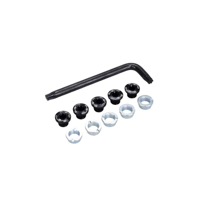Sugino 701 Aluminum SINGLE Screw Set, Black