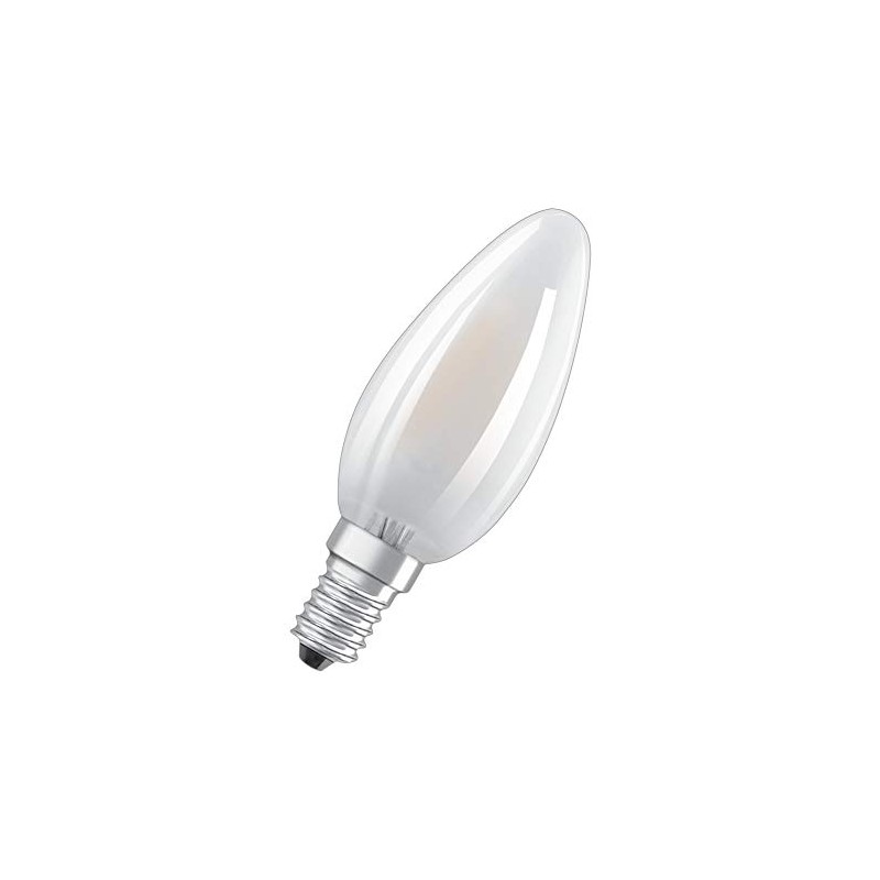 Osram OSRAM Filament LED Lampe mit E14 Sockel, Kaltweiss (4000K),