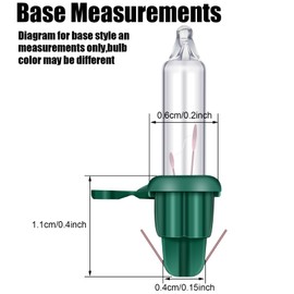Mudder 240 Pieces Replacement Christmas Tree Light Bulbs 2.5v 0.425w LED Christmas Incandescent String Light Replacement Bulbs for Prelit Xmas Tree Indoor Outdoor Decor (Clear)