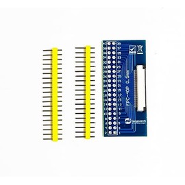 sb components FFC FPC 0.5mm Pitch to DIP 2.4mm PCB Converter Board Couple Extend Adapter Top Contact FFC/FPC Adapter Board (40 Pin)