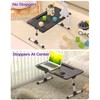 NEARPOW Laptop Bed Tray Table, Height & Angle Adjustable Portable
