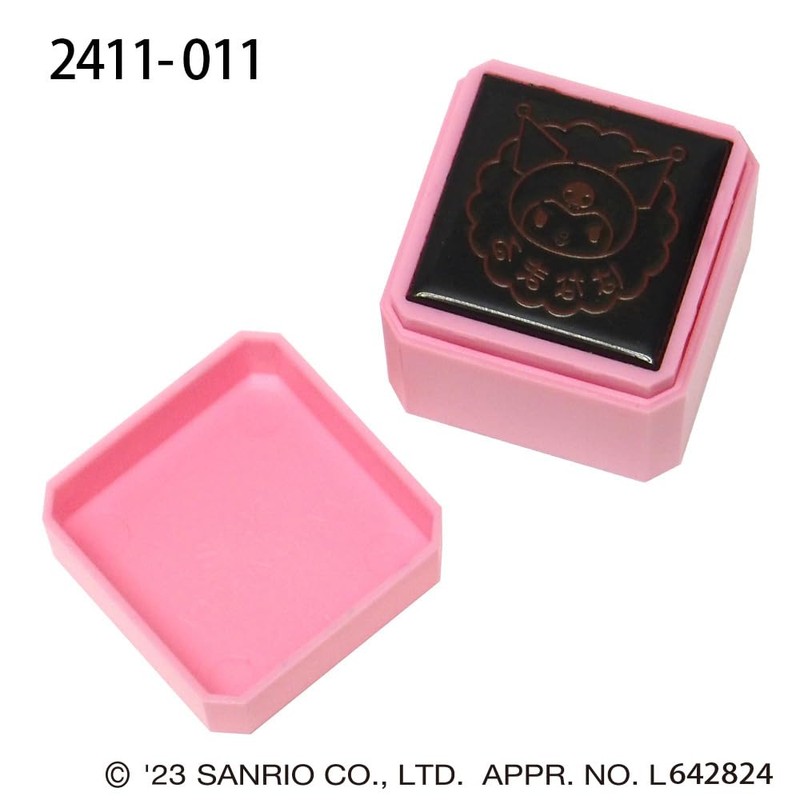 Kodomonokao 2411-011 Sanrio Characters Penetrating Stamp SQ Chromi/Hanamaru