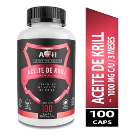 Aceite De Krill 100 Caps 1000mg Astaxantina Epa Dha A4h Armo Sabor Sin Sabor