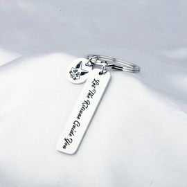 SEIRAA Kitsune Keychain Kitsune Gifts Fox Jewelry Let The Kitsune Guide You Gifts Video Game Gift (Let The)