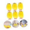 KOMBIUDA 36pcs Easter Plush Chicks Fluffy Mini Chicks Easter Ornament