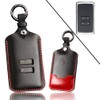 ontto Leather Key Cover Smart Remote Key Fob Case Durable