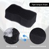 Horse Grooming Kit - 3 Pcs Black Sponges for Cleaning,