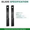 JSXDNWYJ Replacement Land Pride Rotary Cutter Blades, 820-198C Lawn Mower