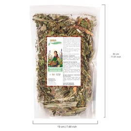 Dandelion Leaf and Roots, Soldiers Herb Leaf, Wallflower herbal infusion Mix, 4 oz (115 gr.) (Diente de León, Matico, Alelí)