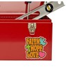 2 x 10cm Faith Hope Love Vinyl Sticker Religious Christian