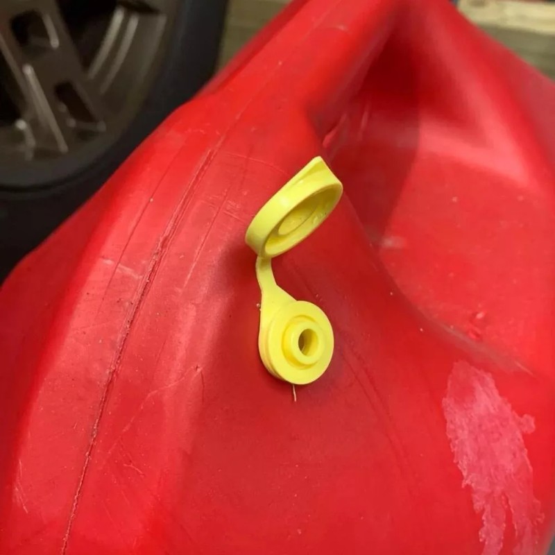 Unbranded 5Pcs Yellow Fuel Gas Can Jug Vent Cap Blitz
