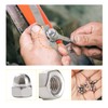 Lyeteung 50 Pieces M3 Hexagonal Acorn Nuts Stainless Steel Hex