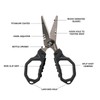 SeaKnight 6.4" Fishing Shears Dual Serrated Blades, Fishing Braided Line