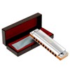 East top 10 Holes Professional Diatonic Blues Harmonica Key of