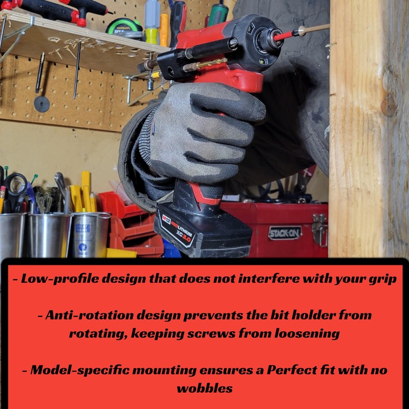 BT//FX Drill Bit Holder - Milwaukee M12, Cordless Tools, Impact