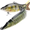 Fishing lure swimbait hard predator pike bigbait swimfish joint (perch)
