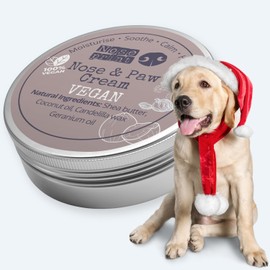 Vegan 100% Natural Dog Nose and Paw Protection | Paw Balm for Dogs | Dog Paw Moisturiser Dog Paw Balm Moisturises and Nourishes and Relieves Dry and Cracked