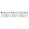 'Rainbow Unicorn' 15cm (6 Inch) White Plastic Ruler (RL00041874)
