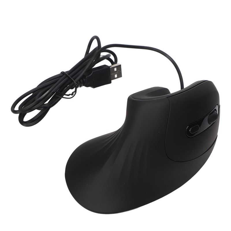 Wired Vertical Mouse 6 Buttons 800‑1200‑2400‑3200 DPI USB Wired Vertical