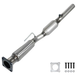 JT Exhaust Catalytic Converter Compatible with Jetta 2005-2014, 2010-2014 Golf 2.5L (ONE O2 Sensor Port) Engine BGP (Catalyst+ Upgraded Version)