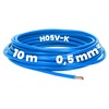 Kalitec 10 Metres H05V-K 0.5 mm² Blue I Cable 0.5