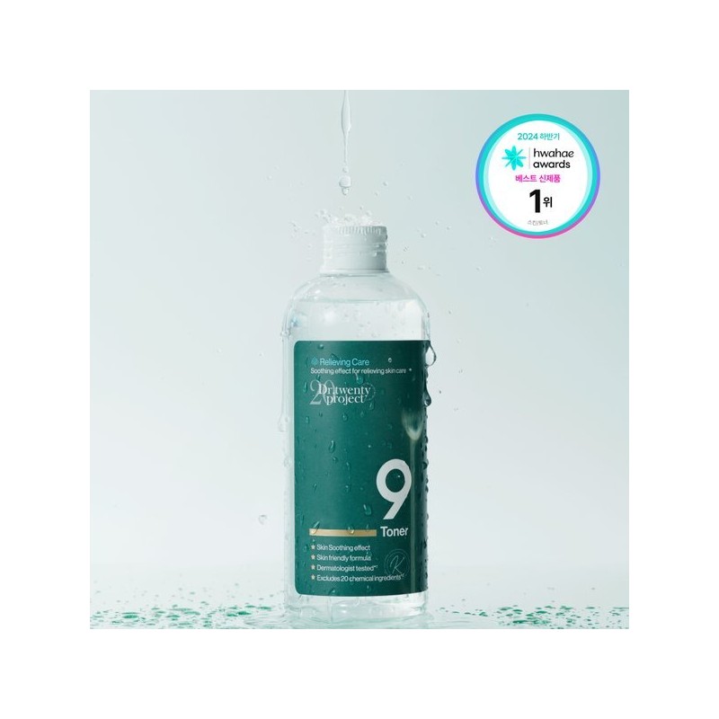 Doctor Twenty Project 수분 진정 나인 9 토너 300ml Hydrating