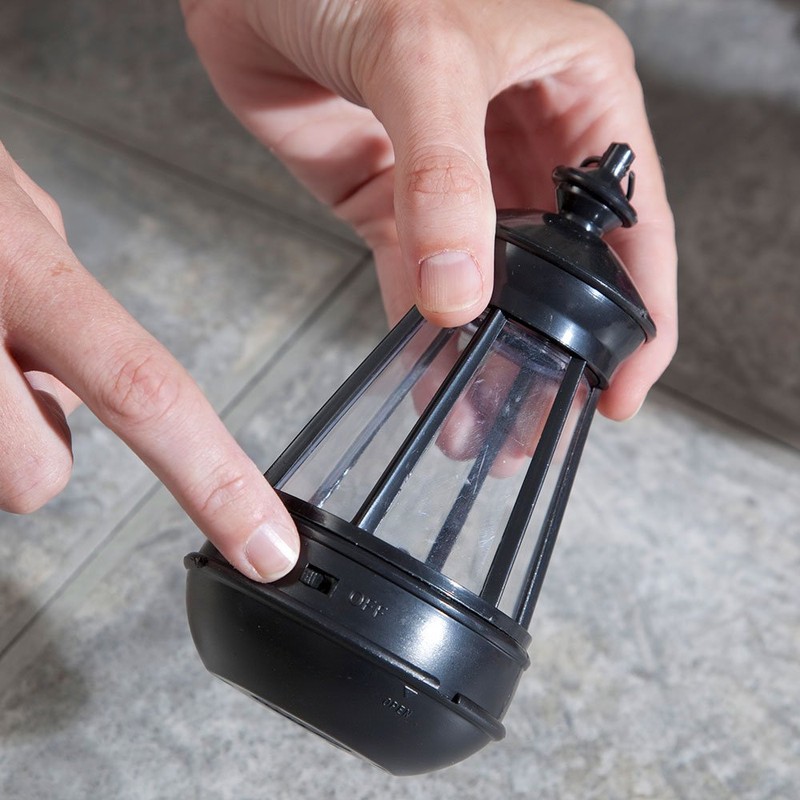 Bits and Pieces - Dog Solar Lantern Statue - Solar
